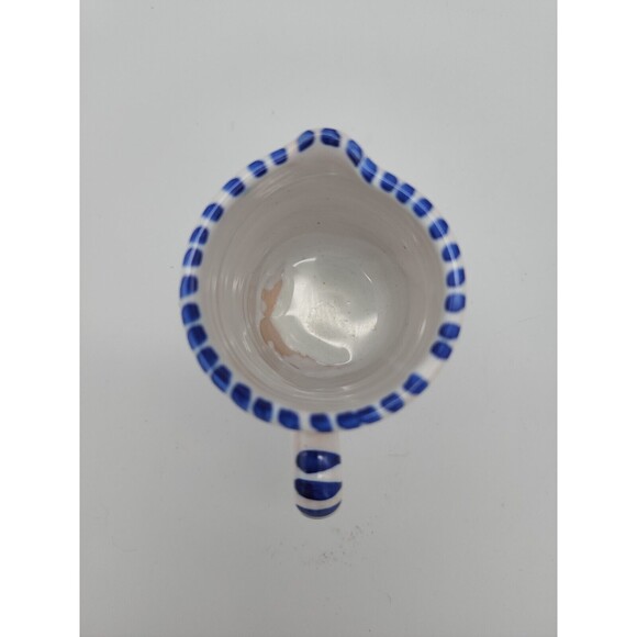 La Gaviota Restaurante Pottery Creamer Mini Pitcher Hand Painted Restaurant Ware - Picture 5 of 12